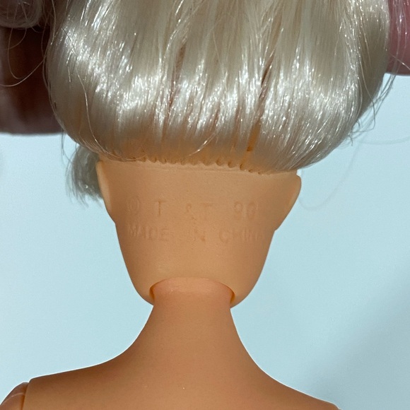 T&T Mermaid Doll Rubber 1990 90s 4” Vintage - Picture 7 of 12